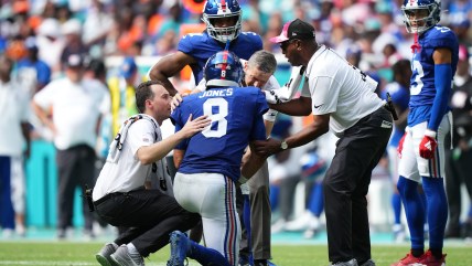 New York Giants GM admits Daniel Jones’ injury issues will impact QB decision