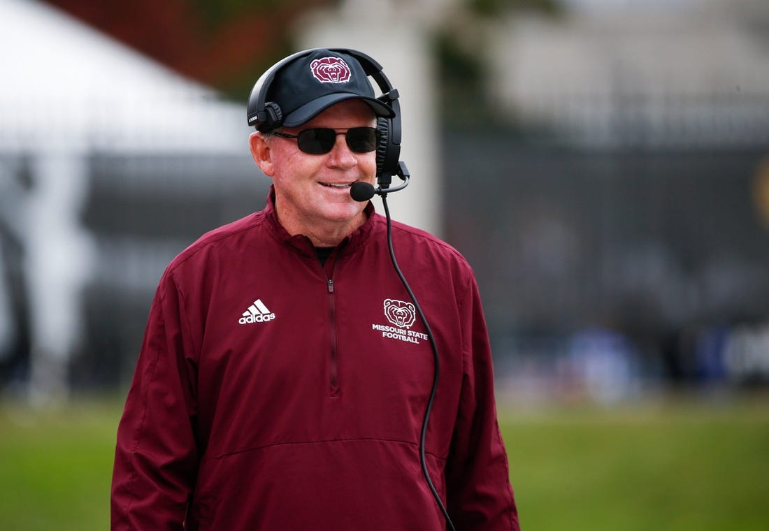 Missouri State Bears head coach Bobby Petrino during the bears win on the Western Illinois Leathernecks at Plaster Stadium on Saturday, Oct. 29, 2022.

Tmsu00310