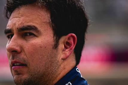 Oracle Red Bull Racing driver Sergio Perez leaves the track after finishing seventh in the Sprint Shootout at Circuit of Americas on Saturday Oct. 21, 2023 ahead of the Formula 1 Lenovo United States Grand Prix on Sunday.