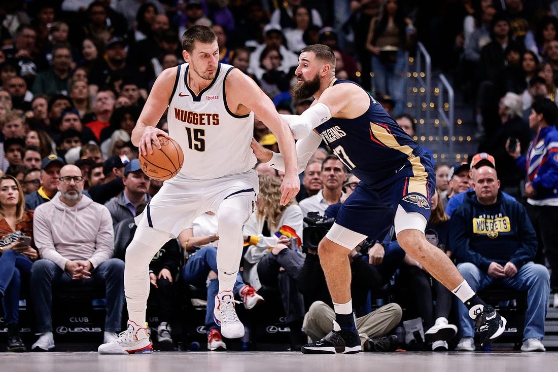 Nikola Jokic helps Nuggets rally to blow out Pelicans