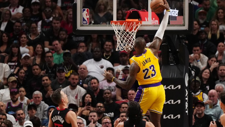 NBA: Los Angeles Lakers at Miami Heat