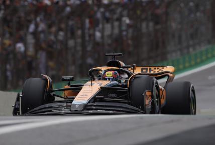 McLaren's Oscar Piastri during practice at Jose Carlos Pace Circuit, Sao Paulo, Brazil - November 3, 2023.