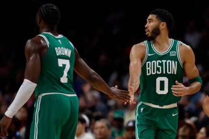 Boston Celtics' Jaylen Brown, Jayson Tatum