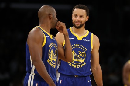 Golden State Warriors Chris Paul, Stephen Curry