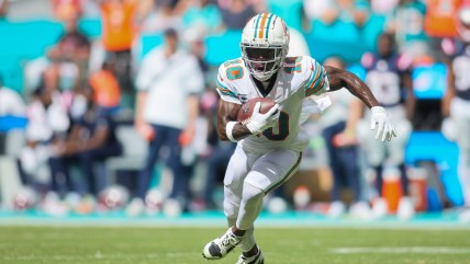 Miami Dolphins receiver Tyreek Hill closing in on record-breaking haul — just like he said he would