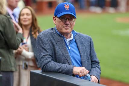 Jun 3, 2023; New York City, New York, USA;  New York Mets majority owner Steve Cohen at Citi Field. Mandatory Credit: Wendell Cruz-USA TODAY Sports