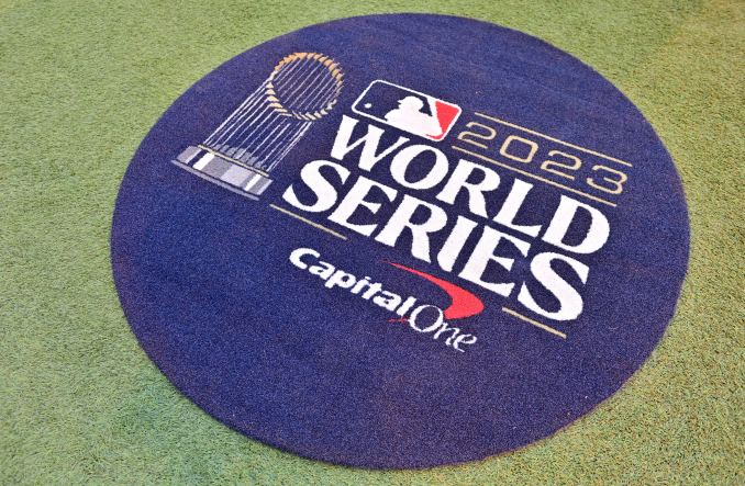 MLB: World Series-Texas Rangers at Arizona Diamondbacks / MLB Logo