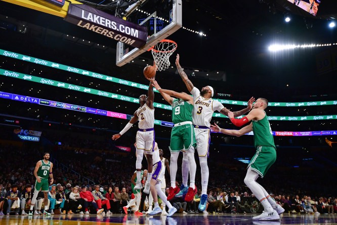 NBA: Boston Celtics at Los Angeles Lakers