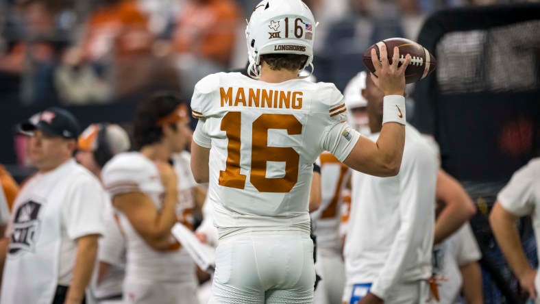 Texas Longhorns quarterback Arch Manning