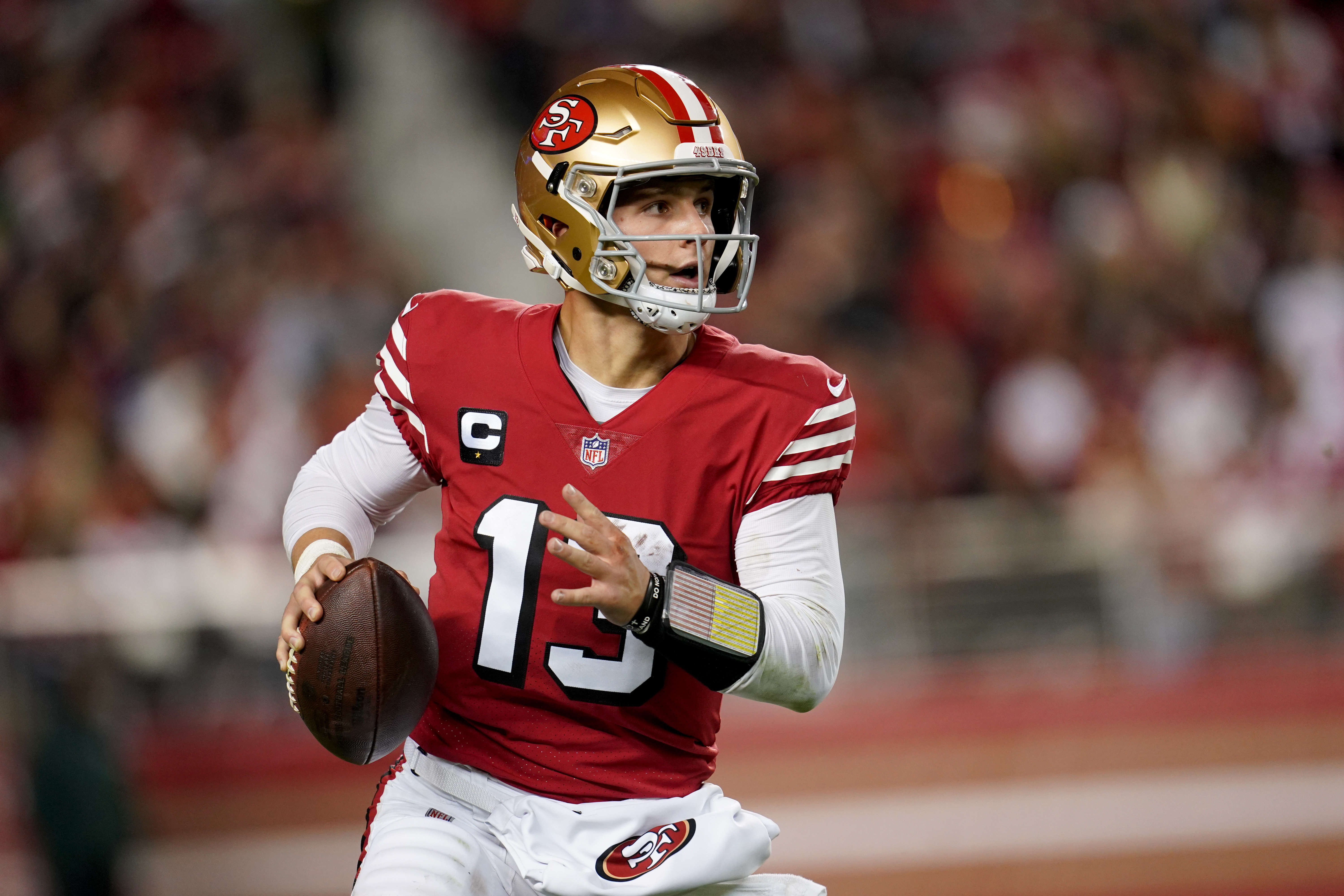 San Francisco 49ers quarterback Brock Purdy