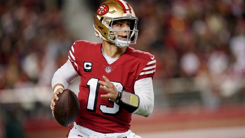 San Francisco 49ers quarterback Brock Purdy