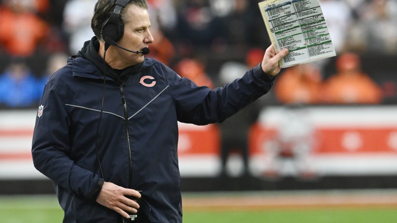 Chicago Bears head coach Matt Eberflus