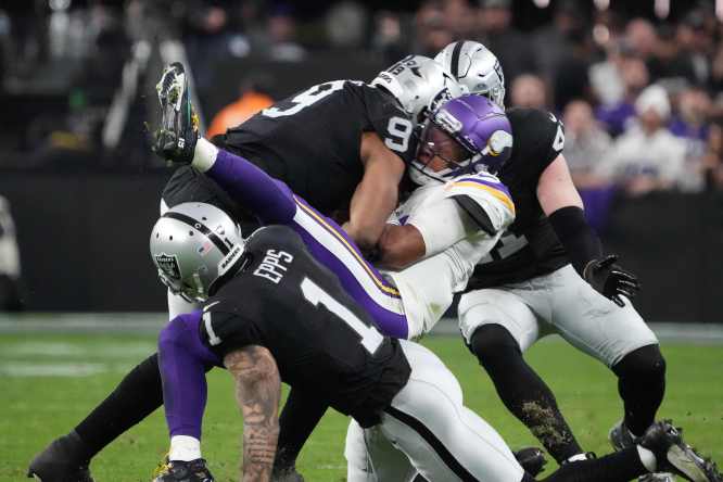 NFL: Minnesota Vikings at Las Vegas Raiders