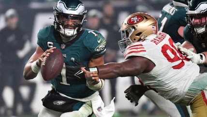 Jalen Hurts, Philadelphia Eagles get brotherly shoved against San Francisco 49ers in NFL Week 13 beatdown