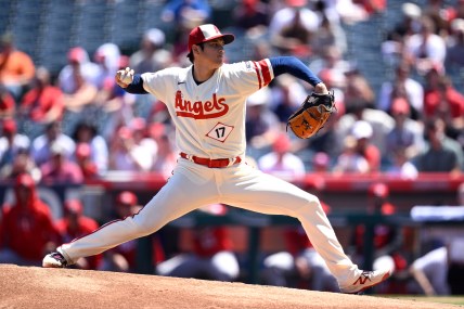 Shohei Ohtani pitching