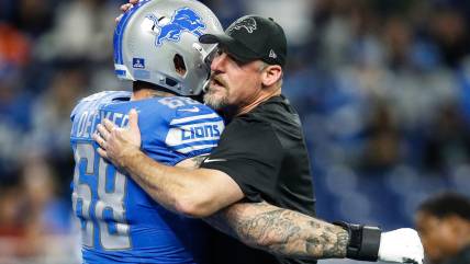 Footage seemingly shows Detroit Lions’ Taylor Decker checking with ref before controversial illegal touching flag