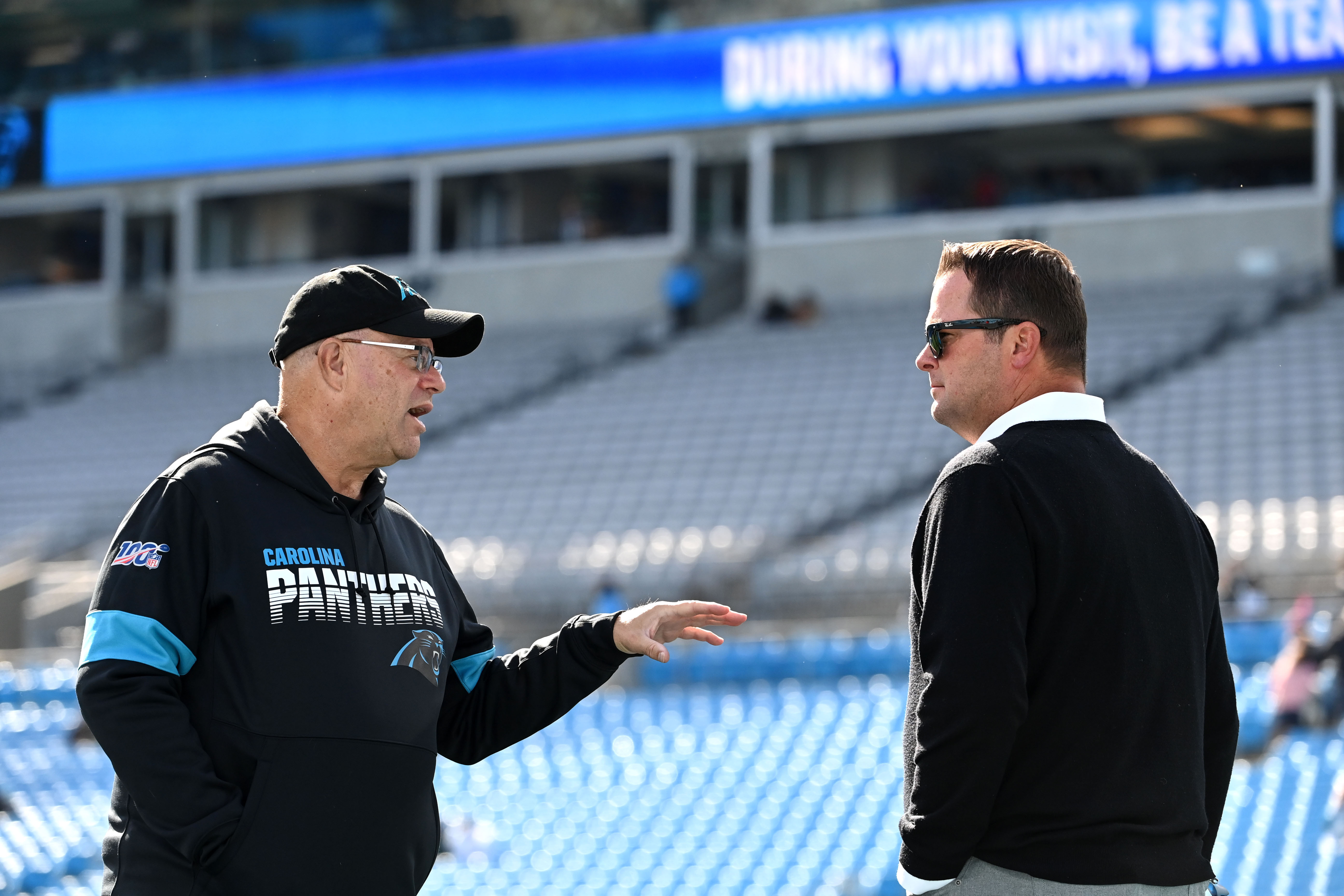 Carolina Panthers' David Tepper, Scott Fitterer