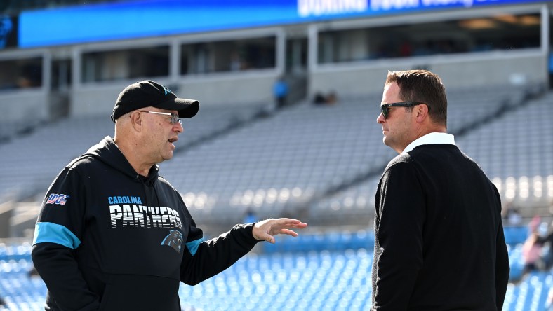 Carolina Panthers' David Tepper, Scott Fitterer