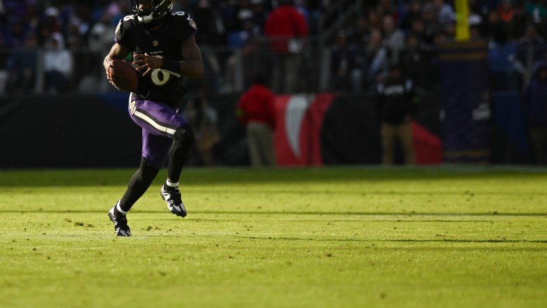 Baltimore Ravens' Lamar Jackson