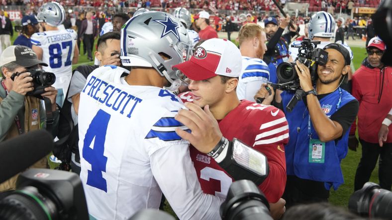 Dallas Cowboys Dak Prescott, San Francisco 49ers Brock Purdy