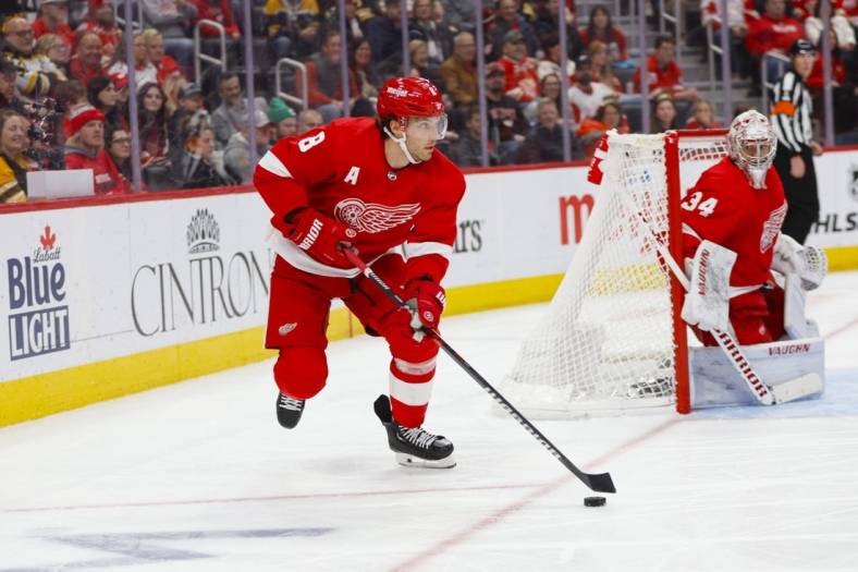 Looking to regroup, Red Wings hit road, face Sharks first