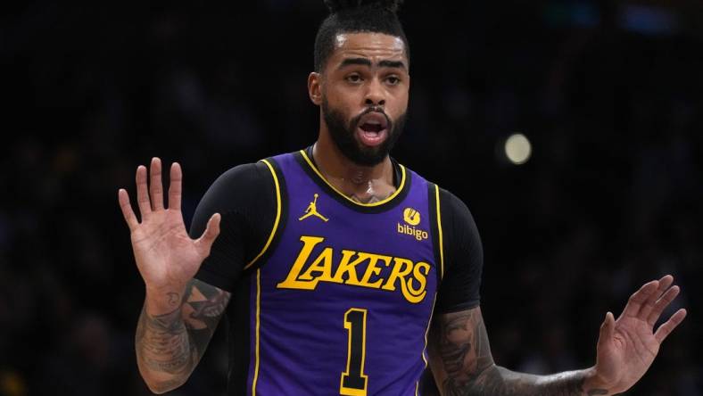 Los Angeles Lakers guard D'Angelo Russell