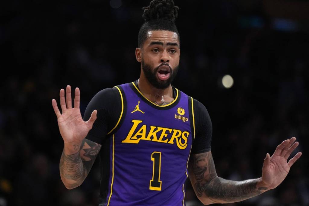 Los Angeles Lakers guard D'Angelo Russell
