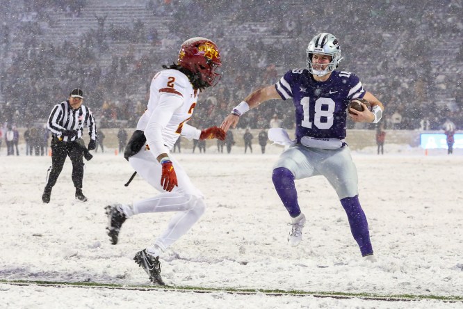 NCAA Football: Iowa State at Kansas State