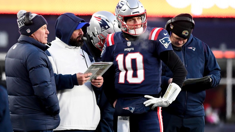 New England Patriots quarterback Mac Jones