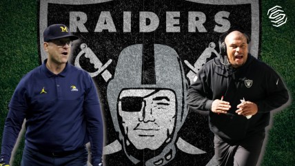 Las Vegas Raiders head coach job a ‘two-horse race’ between Jim Harbaugh and Antonio Pierce