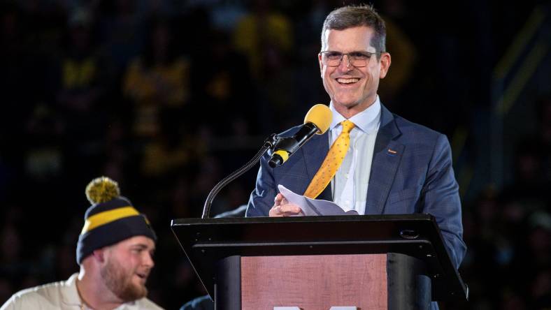 Michigan Wolverines coach Jim Harbaugh