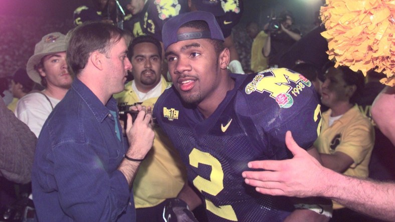 Michigan and Washington: 1998 rose bowl woodson