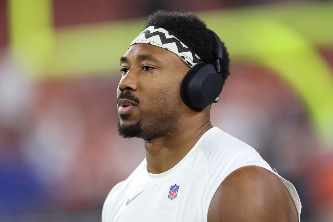 nfl playoff games: myles garrett