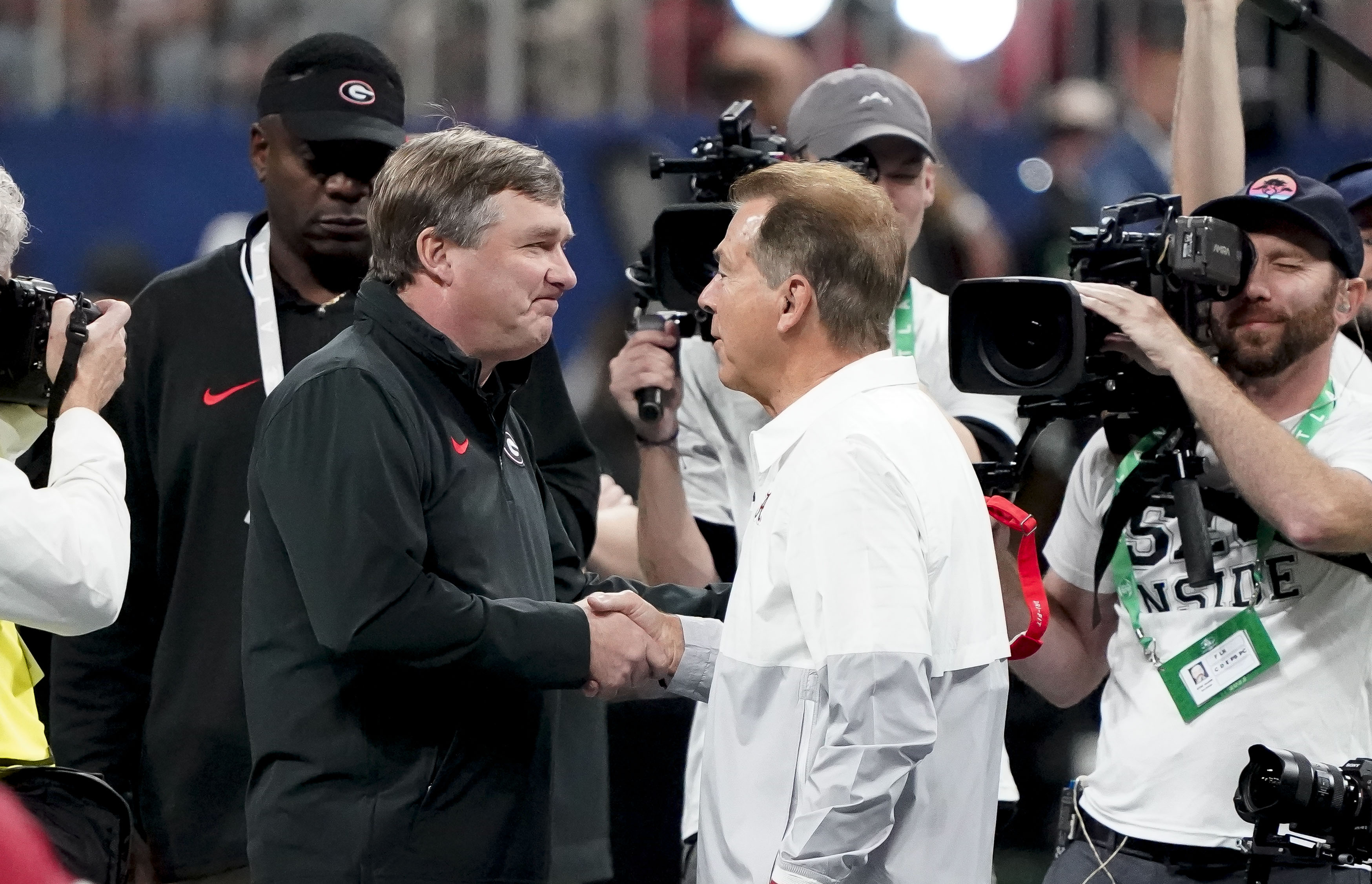 nick saban: kirby smart and Nick Saban