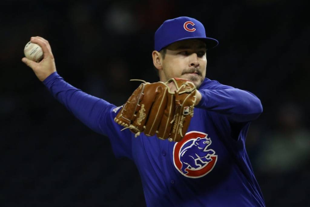 Sep 23, 2022; Pittsburgh, Pennsylvania, USA;Chicago Cubs relief pitcher Michael Rucker (59) pitches against the Pittsburgh Pirates during the fifth inning at PNC Park. Mandatory Credit: Charles LeClaire-USA TODAY Sports