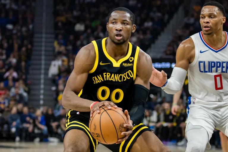 Golden State Warriors forward Jonathan Kuminga