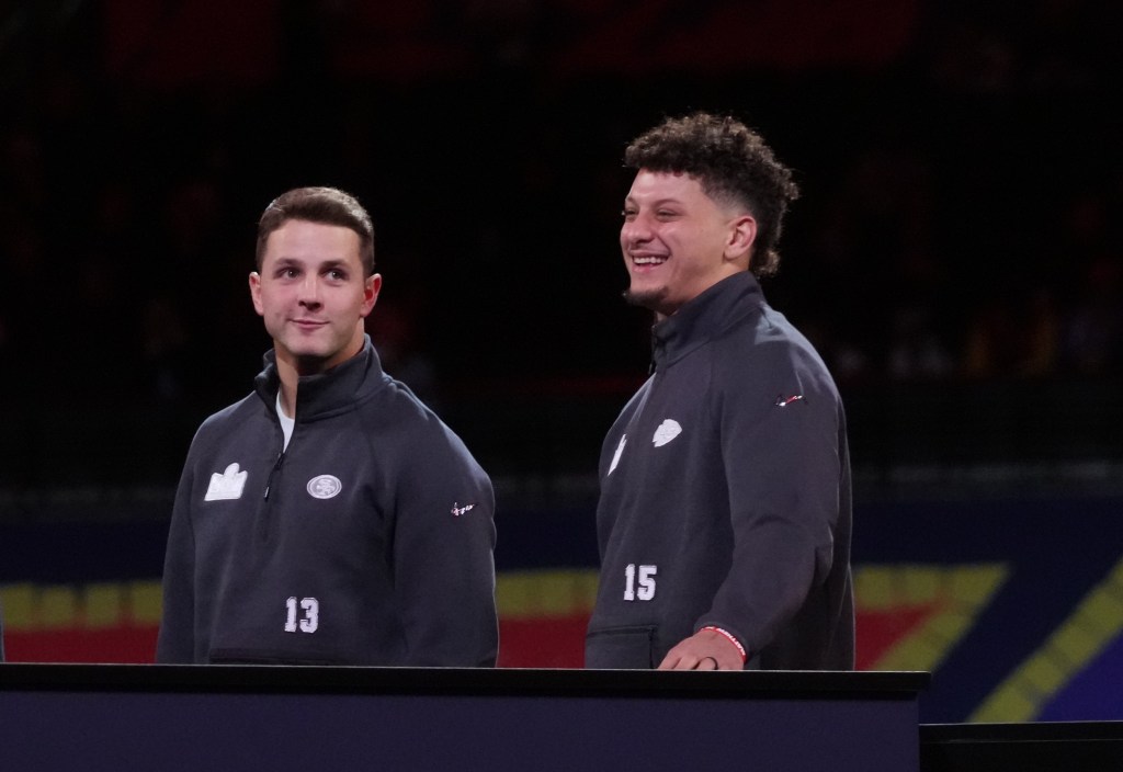 Brock Purdy, Patrick Mahomes Super Bowl LVIII Opening night