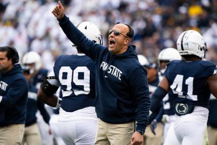 Penn State Nittany Lions coach James Franklin
