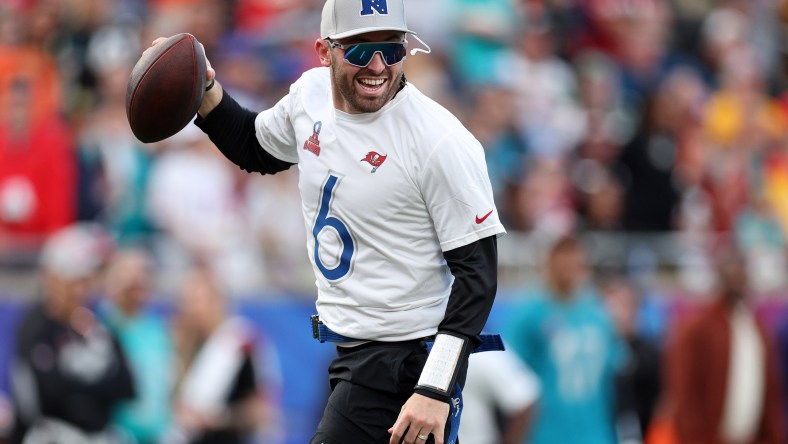 Tampa Bay Buccaneers QB Baker Mayfield at the Pro Bowl