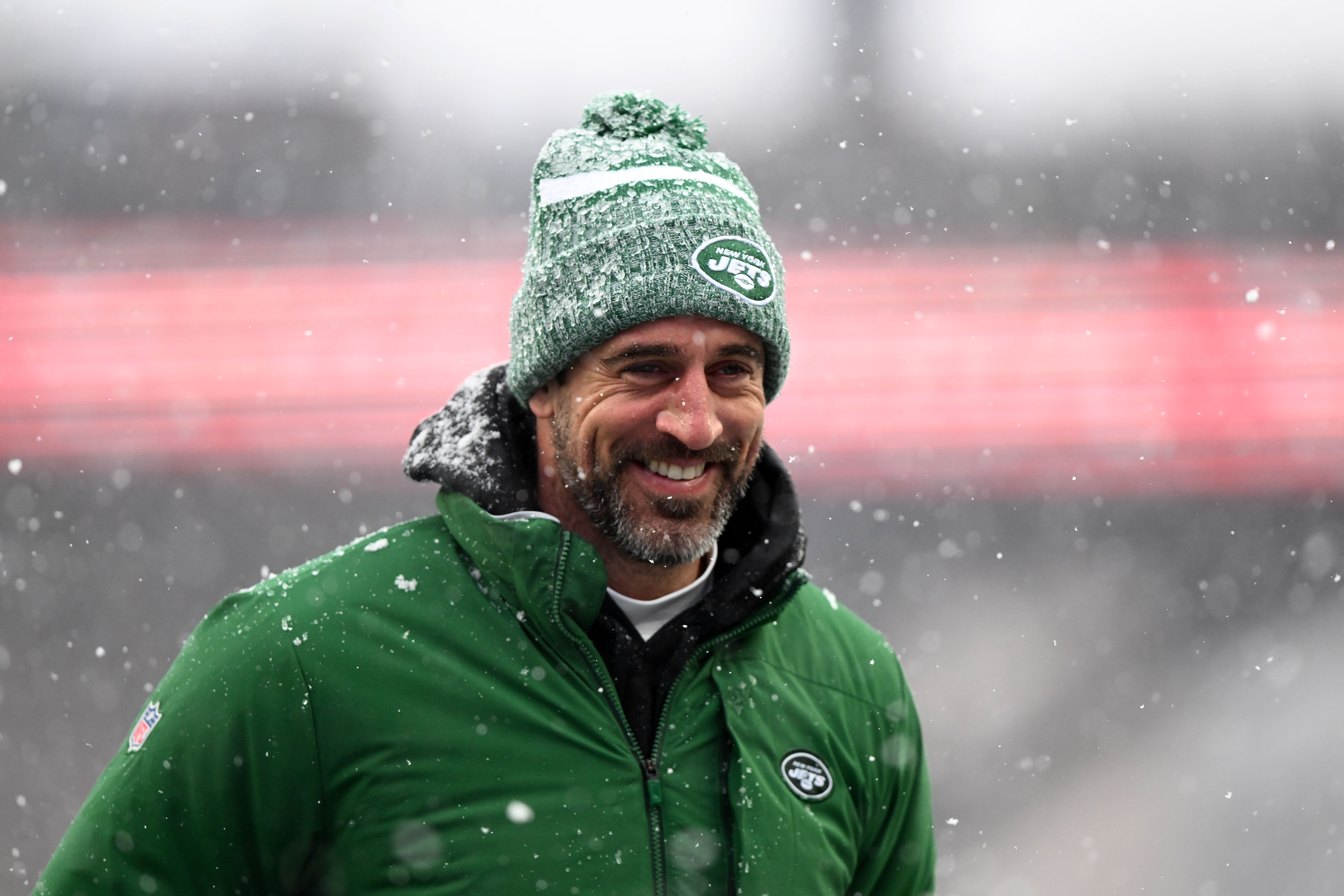 New York Jets quarterback Aaron Rodgers