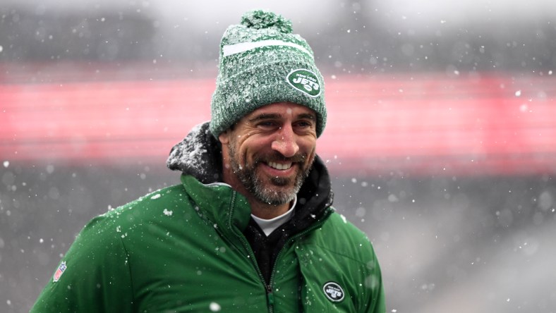 New York Jets quarterback Aaron Rodgers