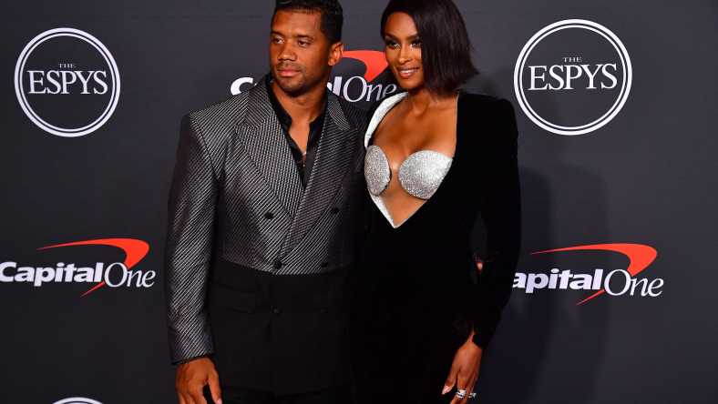 Russell Wilson, Ciara The 2022 ESPY Awards-Red Carpet