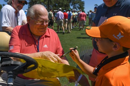Verne Lundquist The Masters - Practice Round