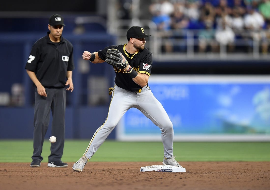 Pirates outlast Marlins in 12 innings to kick off season