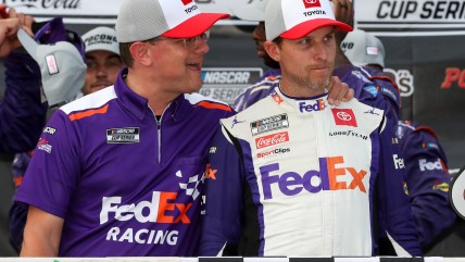 Denny Hamlin ‘shocked,’ after Joe Gibbs Racing promotes crew chief to leadership role