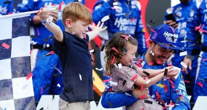 NASCAR isn’t penalizing Kyle Larson for son’s celebration