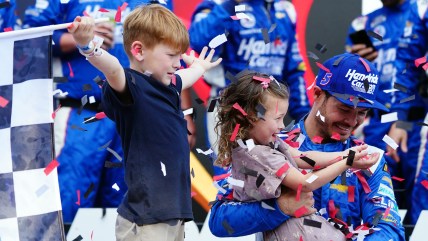 NASCAR isn’t penalizing Kyle Larson for son’s celebration