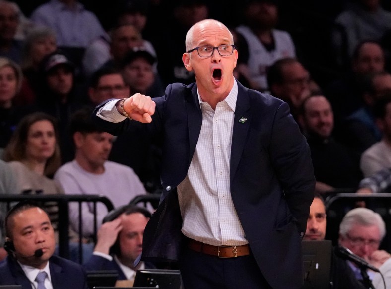 UConn head coach Dan Hurley