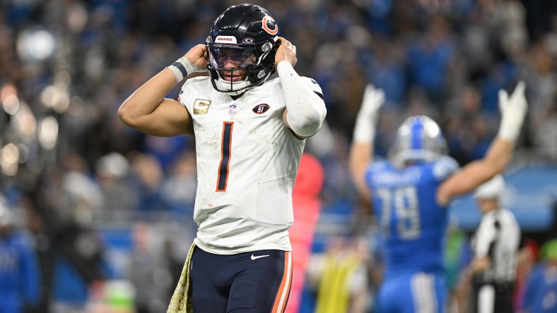 Chicago Bears quarterback Justin Fields