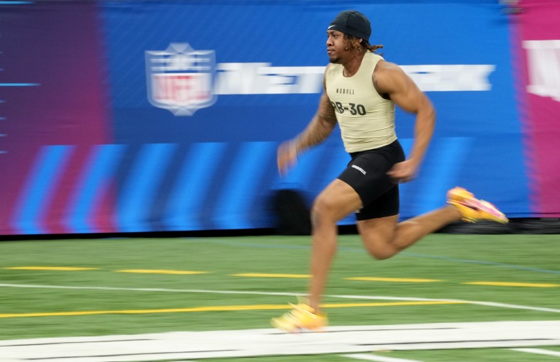 Fastest players at 2024 NFL Combine, Jaylen Wright